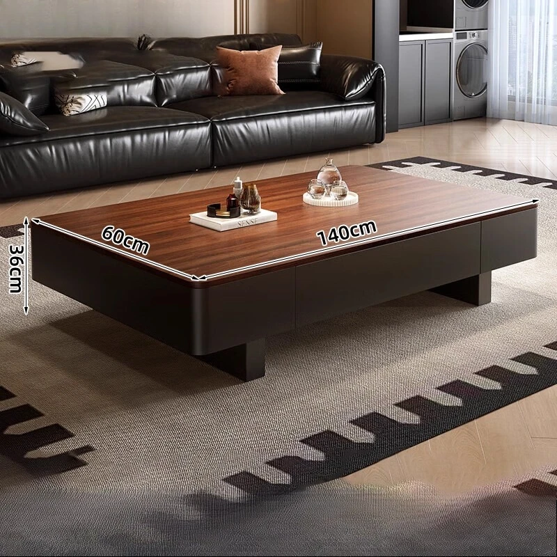 طاولة قهوة مصممة للتخزين قابلة للتمديد من الفولاذ المقاوم للصدأ الحديث طاولة قهوة بسيطة بتصميم حديث أثاث Mesa De Centro