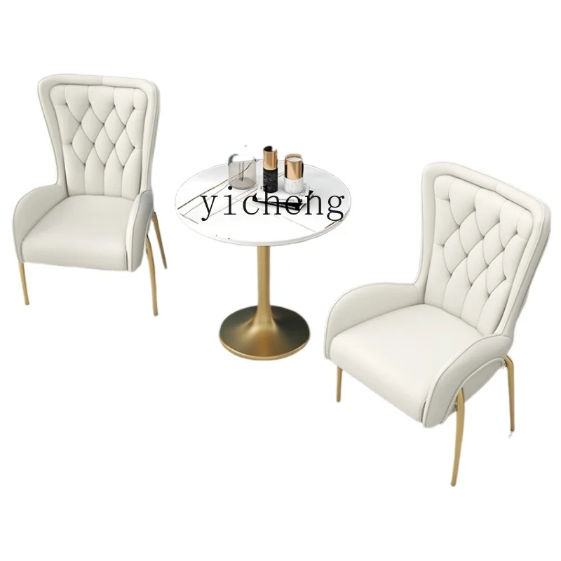 

ZF Light Luxury Dining Chair Simple Modern Leisure Home Backrest Cosmetic Chair