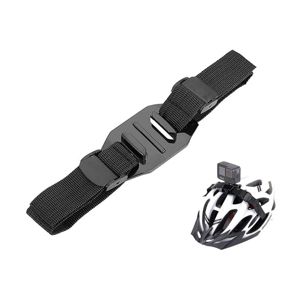 Adjustable Vented Helmet Strap Mount Camera Accessories for GoPro 13 12 11 10 DJI Osmo Action5 Pro Insta360 X5 X4 X3 SJCAM AKASO