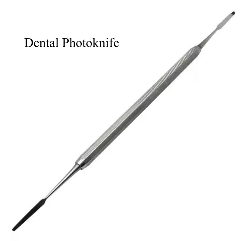

Dental Stainless Steel Photosensitive Knife Dental Material Resin Corrector Photopolymerization Carving Scraper Tool Equipment