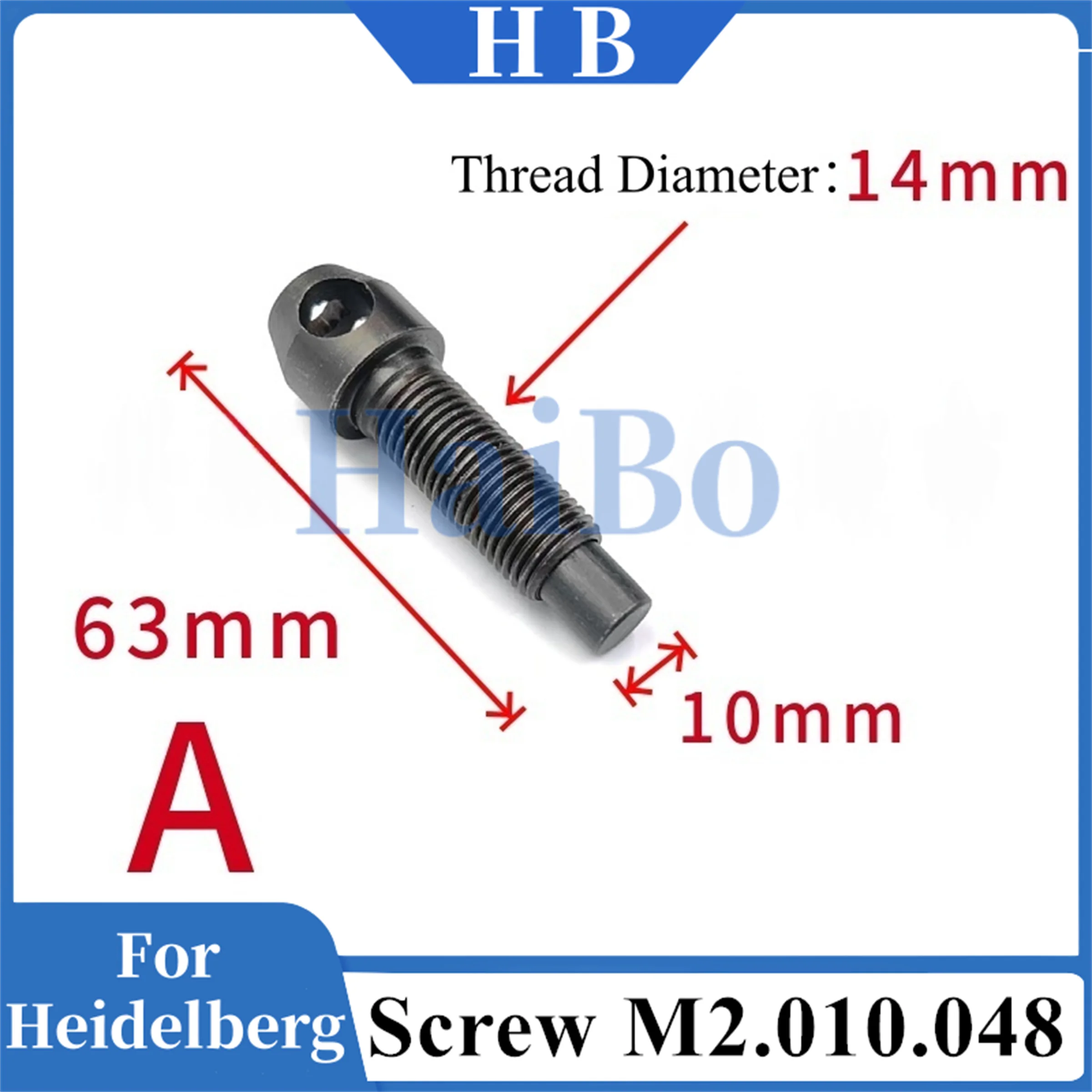 HaiBo Best Quality M2.010.048 Printing Machine Ink Roller Adjusting Screw L2.010.342 MV.036.046 L2.010.341