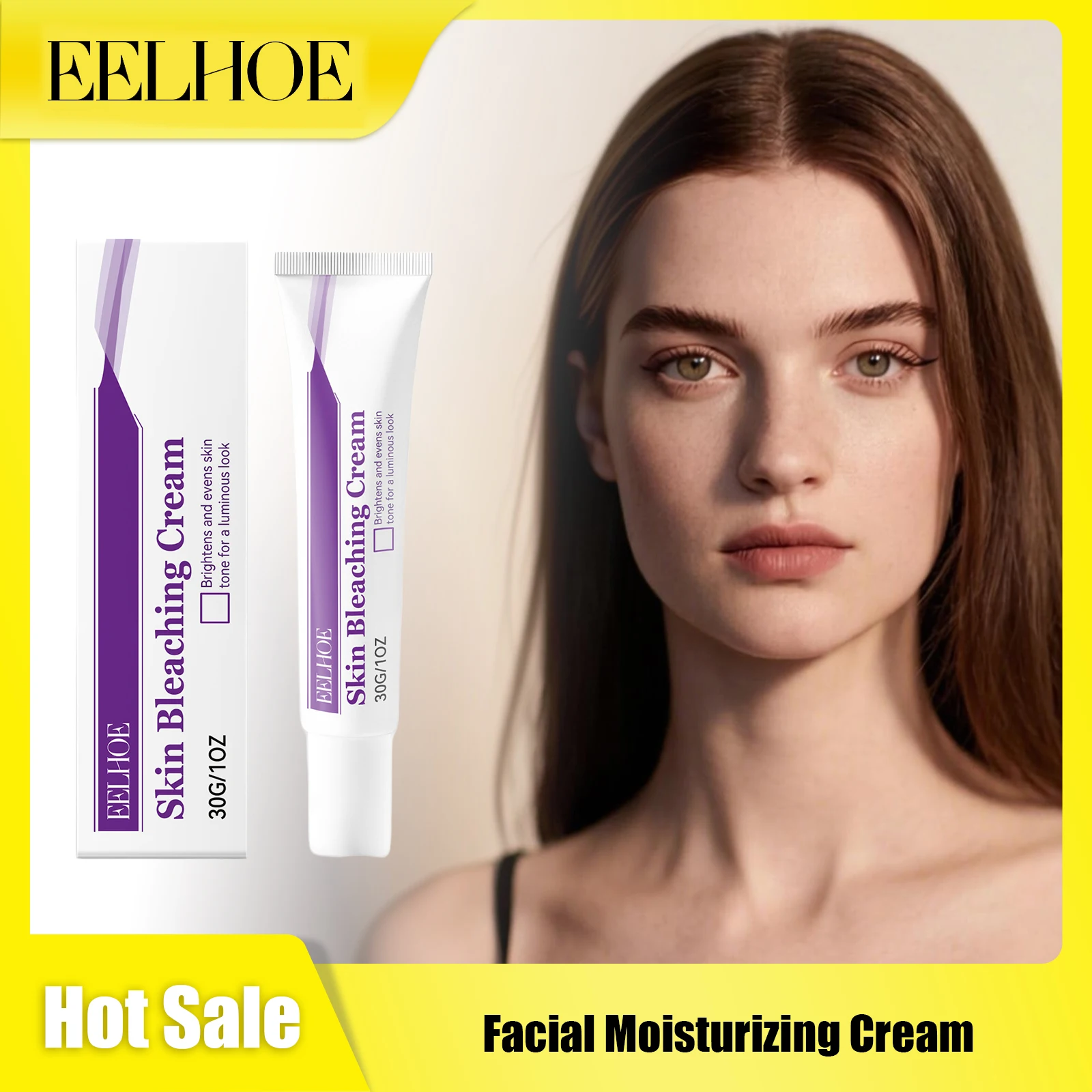 

EELHOE Facial Firming Cream Deep Hydration Even Skin Tone Reduce Fine Lines Improve Roughness Shrink Pores Facial Soothing Cream