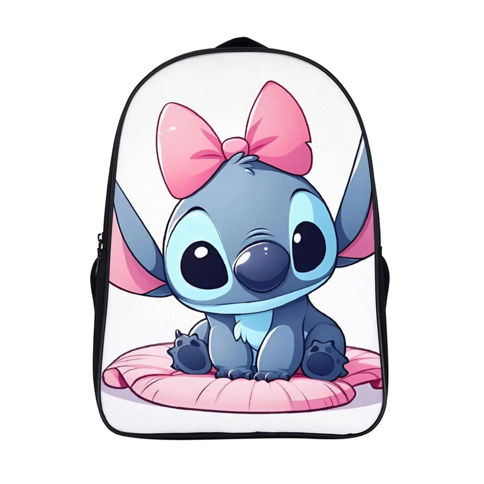 

Cartoon Disney Stitch Fashion Student's Backpack School Bag 16 Inch 2 Compartment Backpack Student Schoolbag