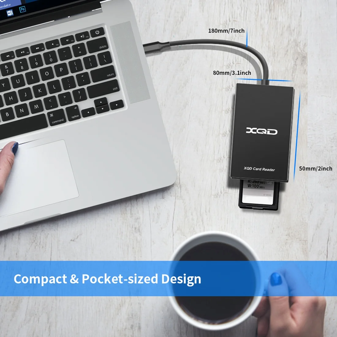 Type C USB 3,0 SD XQD устройство для чтения карт памяти для Sony серии M/G для OS Windows компьютера (USB)