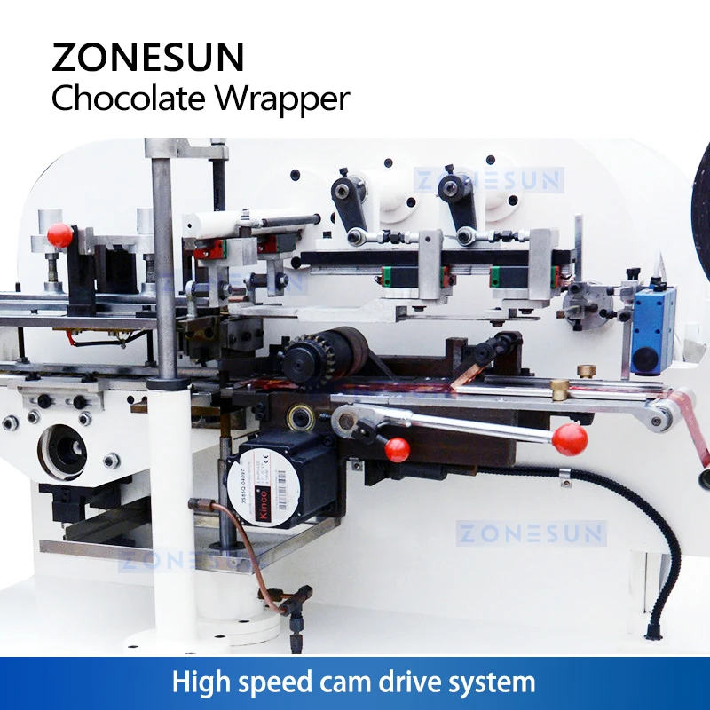 ZONESUN ZS-HFW1 Automatic Chocolate Bar Wrapping Machine Candy Bar Packaging Horizontal Flow Wrapper