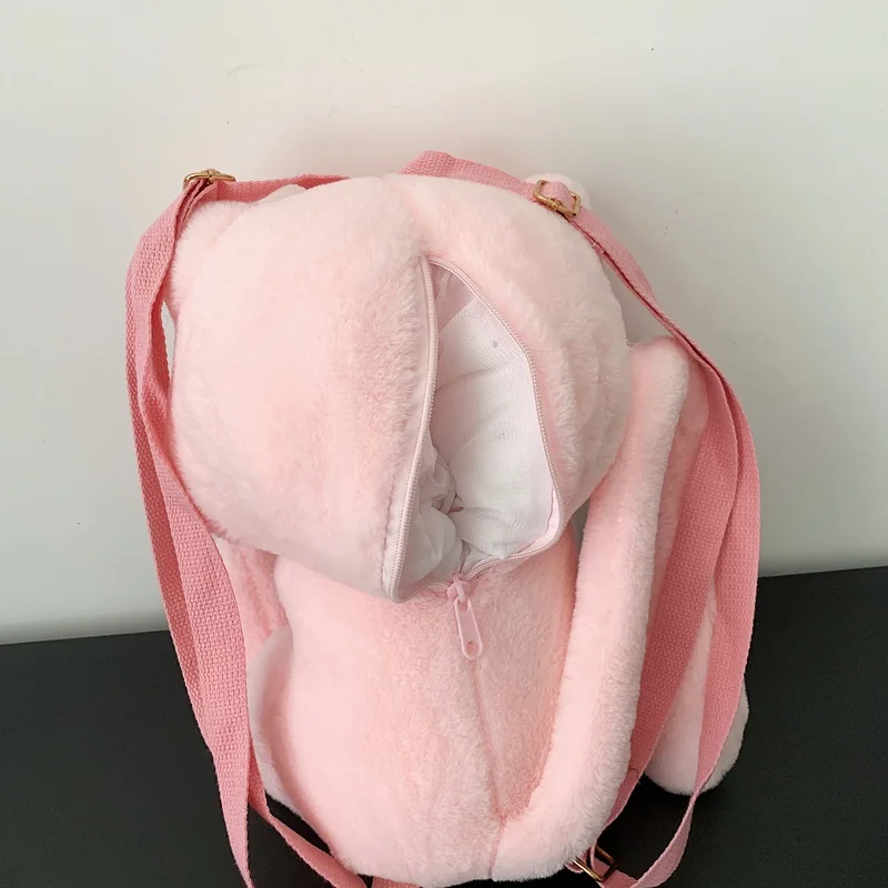 Cartoon Mew Sylveon Plüsch-Rucksack, weiche, flauschige, gefüllte Raichu-Umhängetasche für Studenten, tägliche Reiseaufbewahrung, Dekoration, Fans-Geschenke – Detail 25