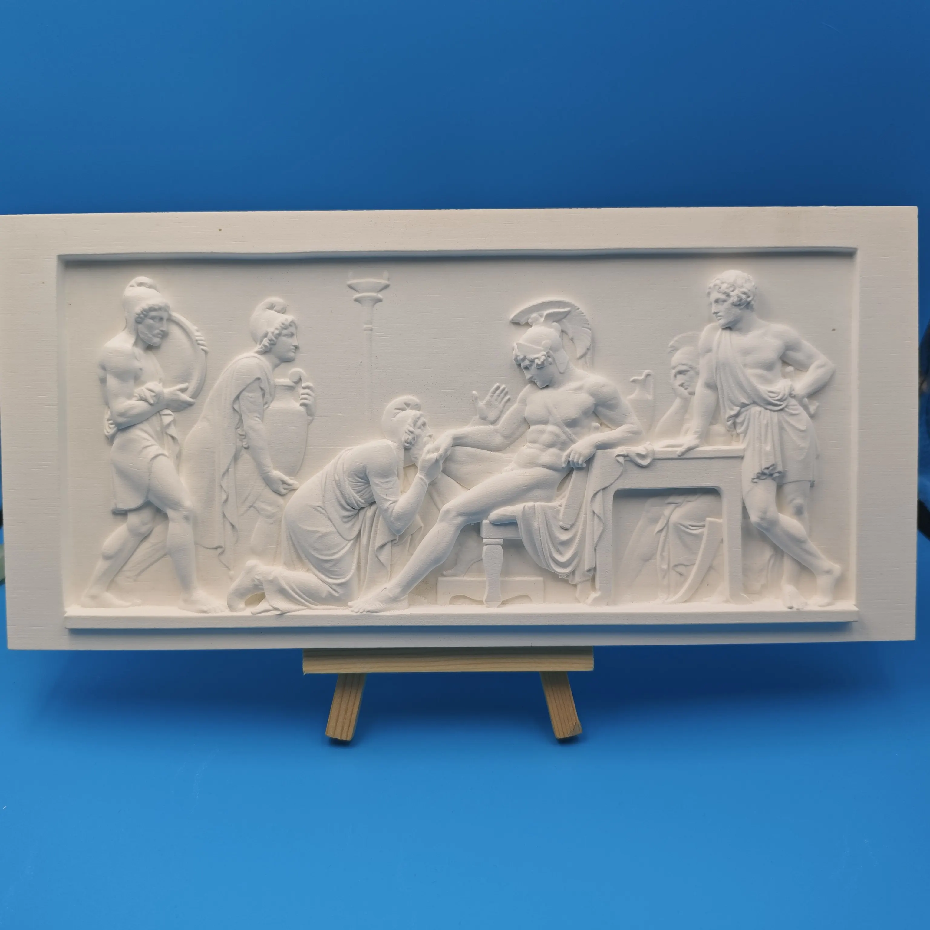 

Home Decoration Sculpture Statue, Ancient Greek War Theme Relief, Hotel Decoration, Office Decoration