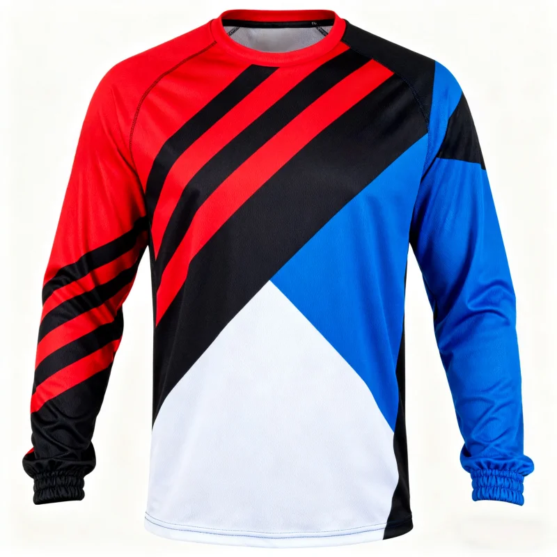 

Осенние мужские спортивные рубашки с длинным рукавом с 3D-принтом: цвет — блочный дизайн, яркие и спортивные, идеально подходят для активного отдыха