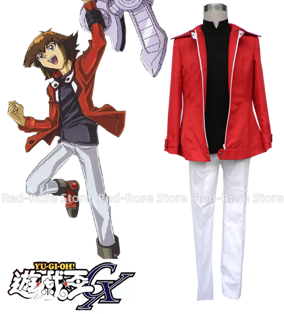 

Unisex Anime Cos GX Yuki Judai Jaden Cosplay Costumes Outfit Halloween Christmas Uniform Custom Sizeyxw