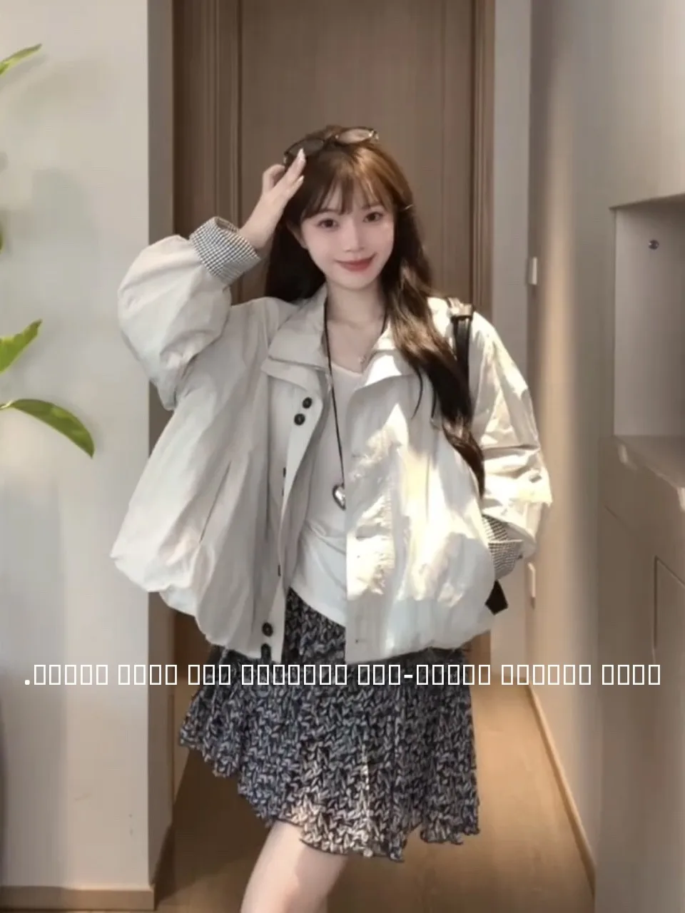 한국 스타일 스탠드 칼라 부케 워크웨어 재킷 여성용 가을 디자인 유니크 시크 야구 스타일 윈드브레이커 가디건