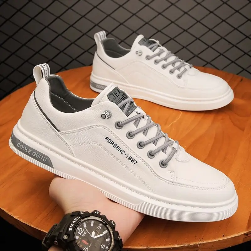 2024 Trendy Shoes, White Board Shoes, Anti Slip And Wear-resistant White Shoes, Soft, Comfortable And Breathable White Shoes