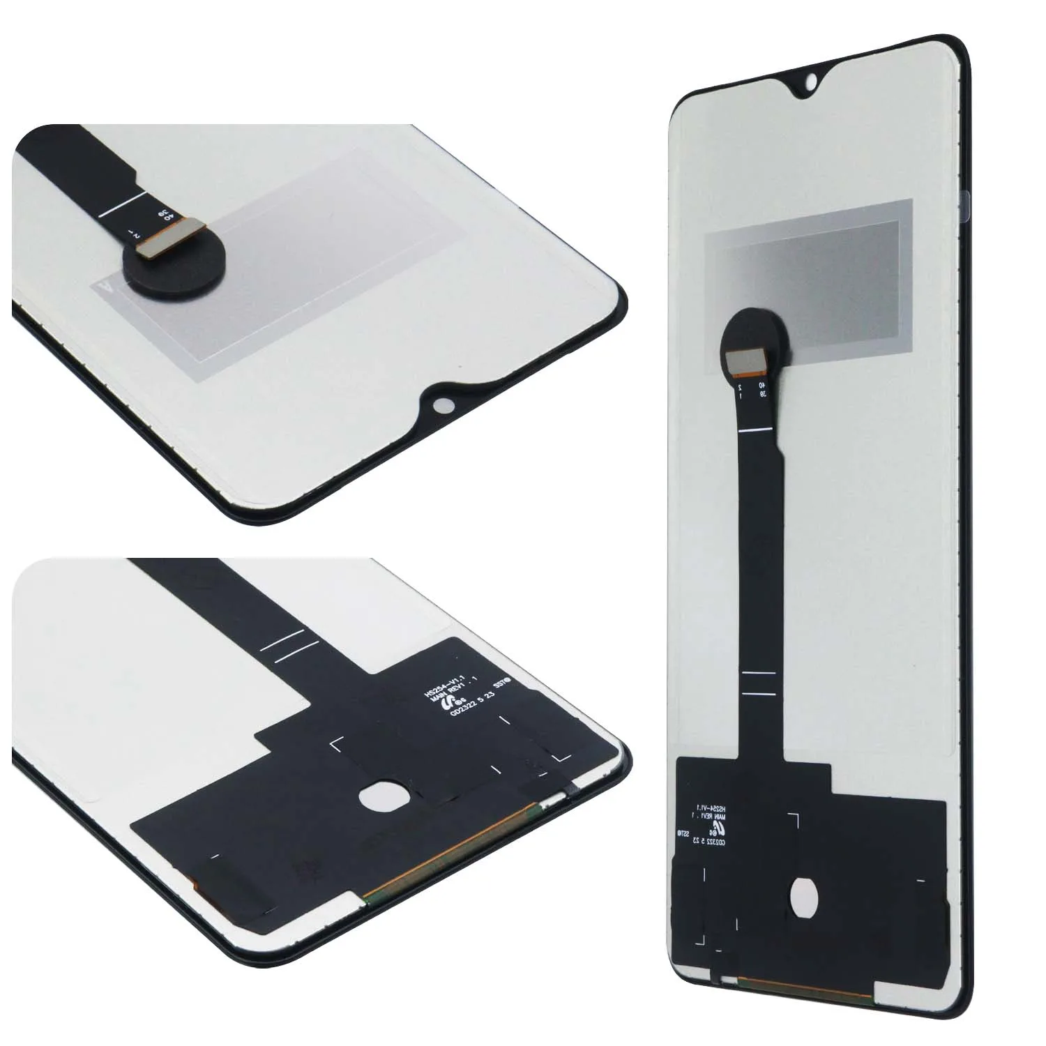 Tested AAA+ For Realme X2 Pro RMX1931 LCD Display Touch Digitizer Screen Assembly Replacement Parts 6.5\