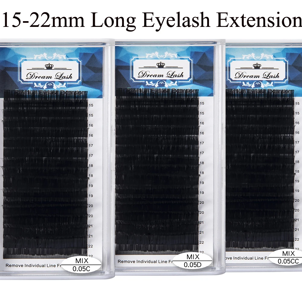 0.05 Individual Eyelash Extension 15-22mm C D CC SS Faux Cils Mink Eyelashes False Eyelashes Maquiagem Cilios Postico