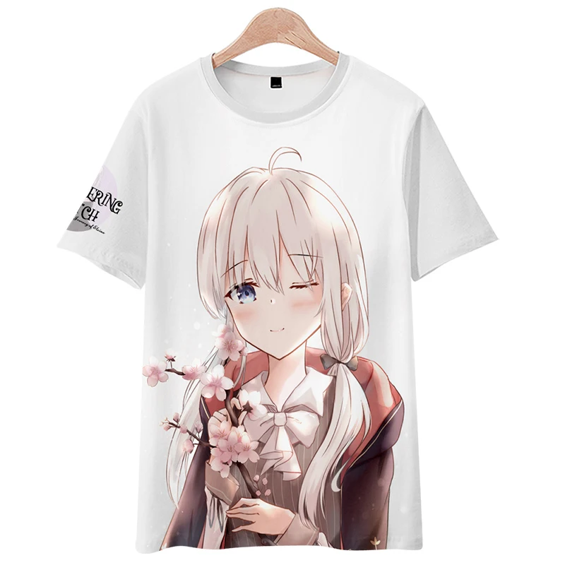 Camisetas de manga curta anime para casais, roupas de cosplay casuais para a jornada das meninas, Irina Anime, moda dolorosa