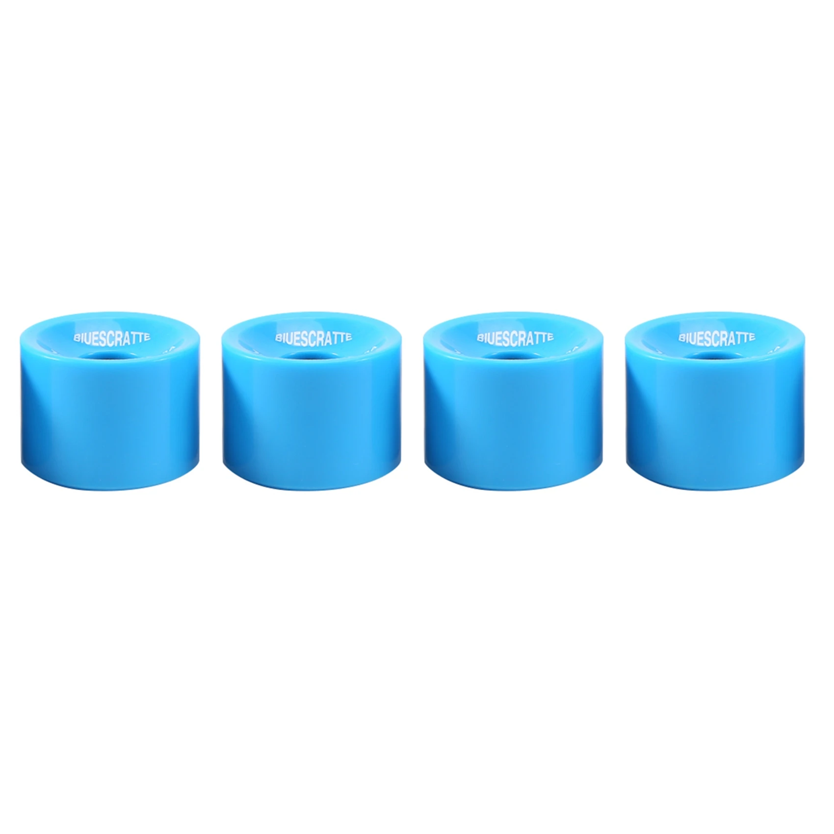 4PC Longboard Skateboard Wheels 51X70Mm Resilient PU for Road Sports Longboard Skateboard Wheels,Navy Blue