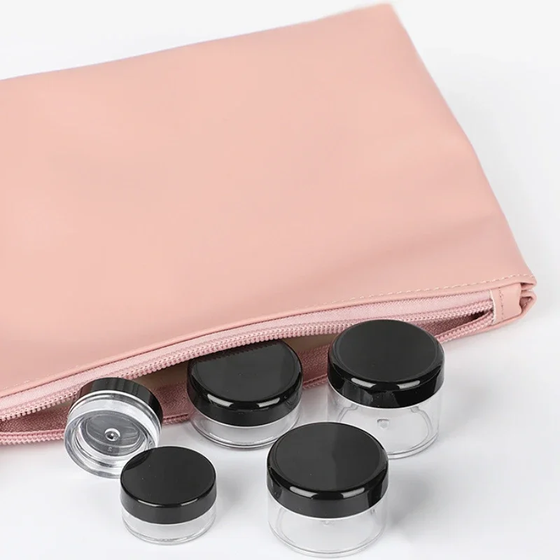 5/10PCS Cream Box Cream Bottle Trial Sample Empty Container Make Up Vials Face Cream Sample Pots Gel Box Transparent Bottling