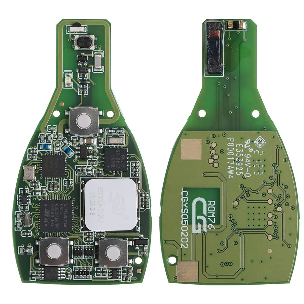 CG MB FBS3 BGA KeylessGo Key PCB & Shell 315/433MHZ for W204 W207 W212 W164 W166 W216 W221 W251 After Year 2010 Get 1 Free Token