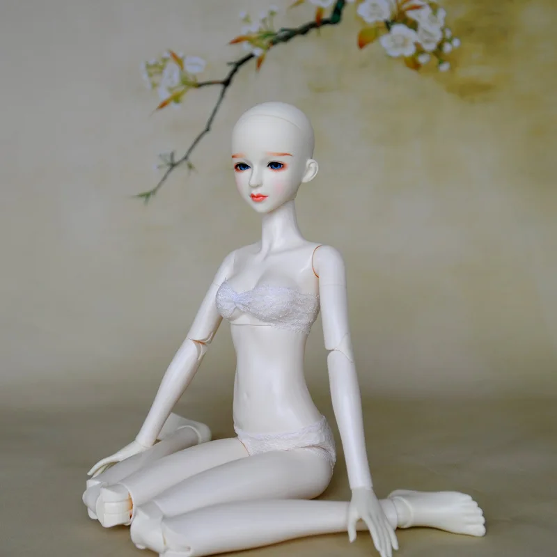 Xinyi BJD 3 포인트 SD 인형 조인트 인형, 60cm 대형 인형 바디 1/3, 여아용 Bjd 장난감, 고품질