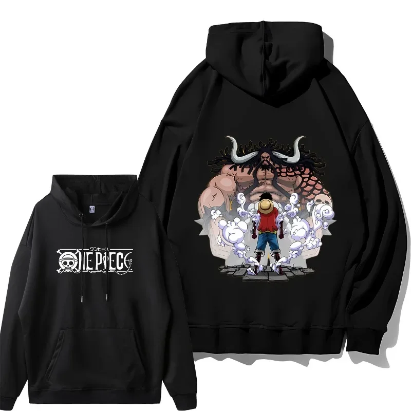 ONE PIECE 2025, neuer heißer peripherer Mann für den zweiten Tag, einteilig, einteilig, Strohhut, Ruffy-Trend, lässig, großer Kapuzenpullover