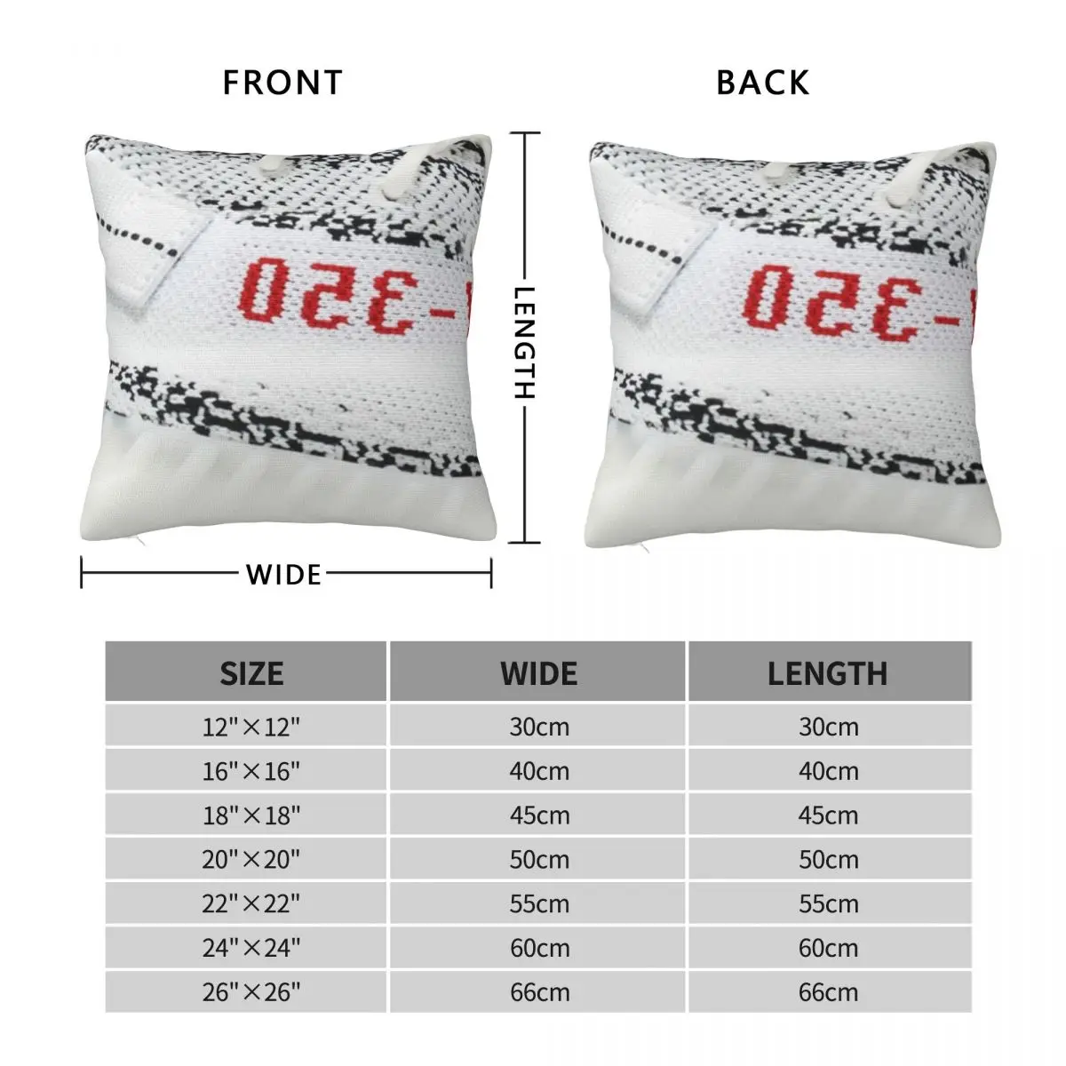 Yeezy Zebra 350 Pillowcase Polyester Linen Velvet Pattern Zip Decorative Throw Pillow Case Bed Cushion Cover