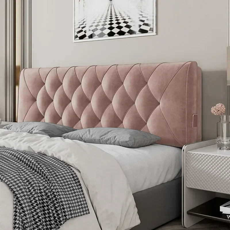 Skin-Friendly Light Luxury Household Bed Headboards Headboards Backrest Soft Bag Bed Headboards for Hotel American Flannel