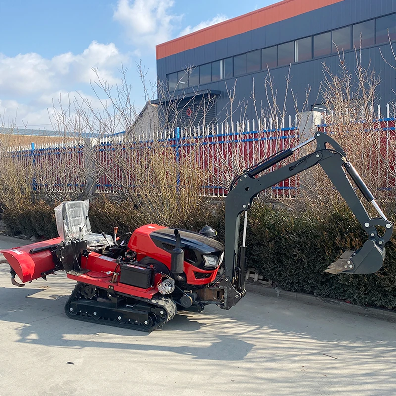 Customized 25HP Diesel Cultivator Stubble Cleaning Straw Returning Ditching Fertilization