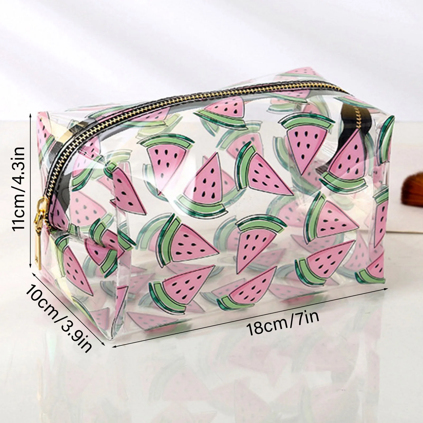 Transparent Travel Cosmetic Bag Creative Ladies Mini Storage Cosmetic Bag for Small Items Storage Management