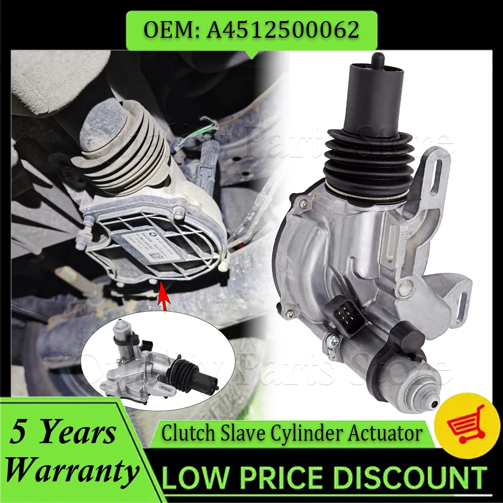 New For Smart Fortwo Cabrio Coupe 2009-2014 Car Clutch Slave Cylinder Actuator A4512500062 3981000066 4512500062 013981000022