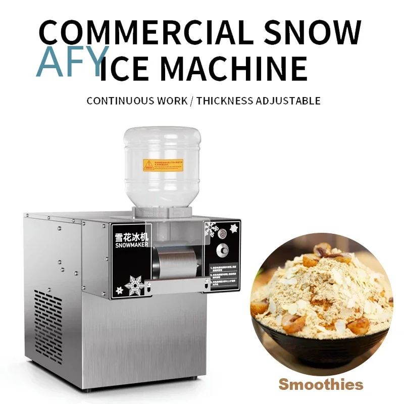 3L Snow Ice Maker Shaver for Europe Korea Bingsu Slush Machine for Electric Ice Cube Crusher Cream Shaver Refrigerator for