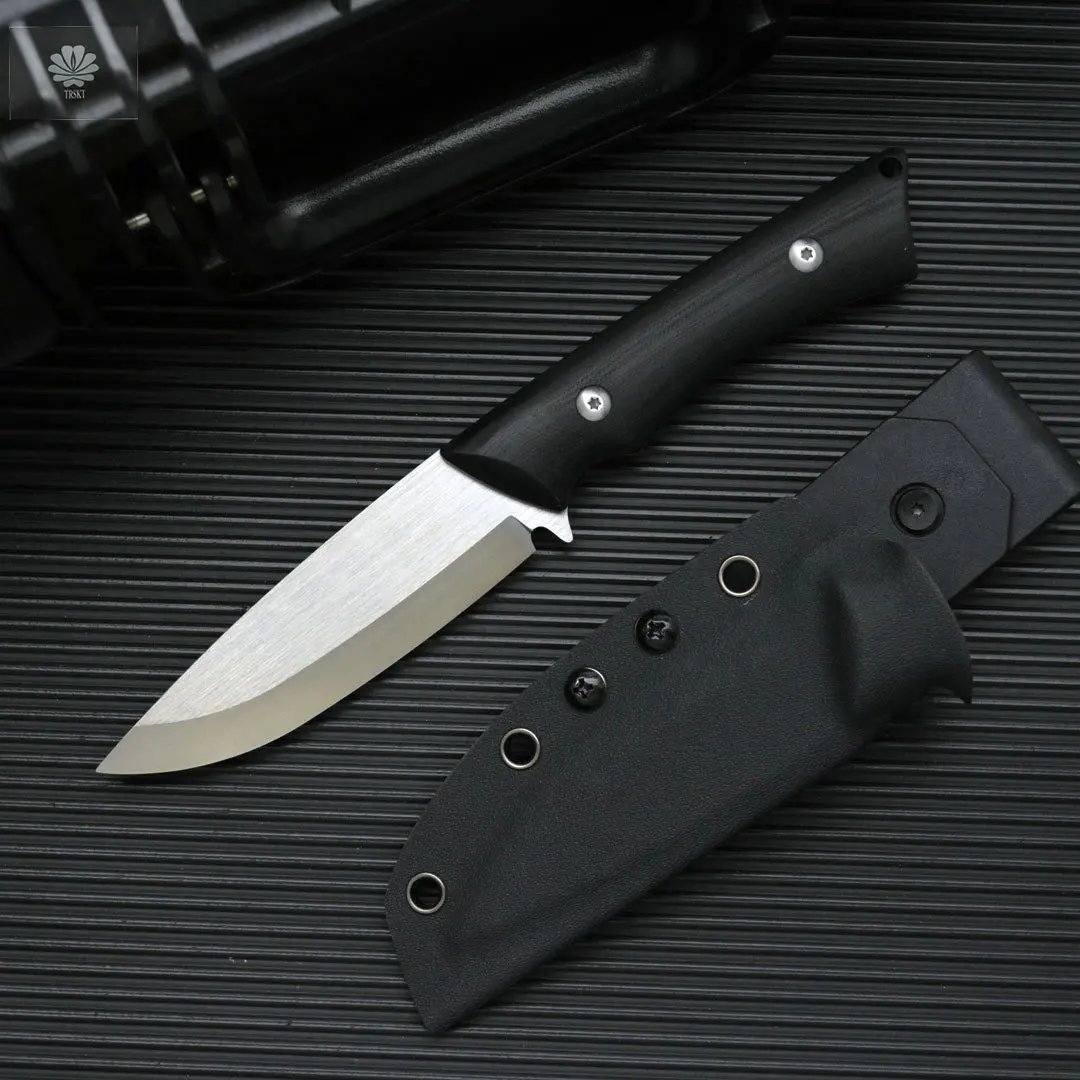 

Trskt 440c Hunting Knife Tactical Outdoor Knives ,Camping Tool, Rescue Survival Knife EDC Tool G10 With Kydex ,Dropshipping