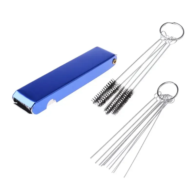 Car Carburetor Cleaning Tool Needles Brushes for Auto Motorcycles/ATV/Lawn Equipment Cleaning Small Orifices