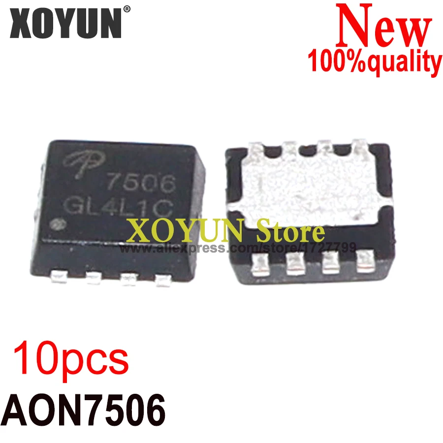 (10piece)100% New AON7506 AO7506 7506 QFN-8 Chipset