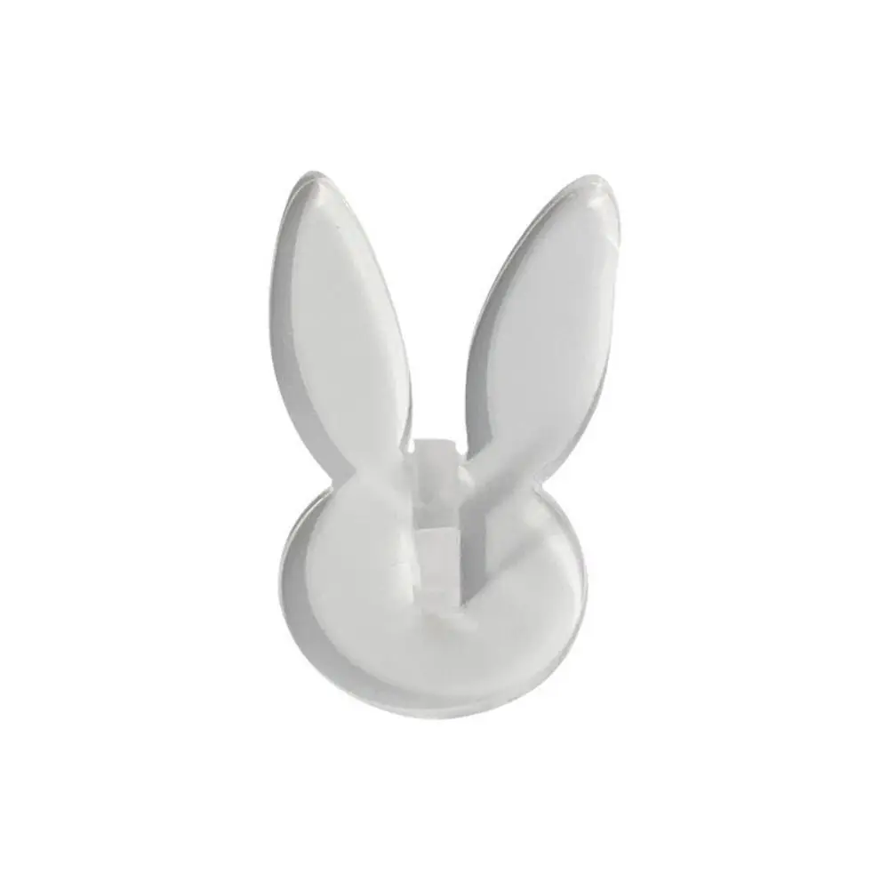 Support pour ongles en acrylique Transparent, 6 pièces, en forme de cœur, lapin, pointe d'ongle, support de pratique, outils floraux, présentoir pour Nail Art