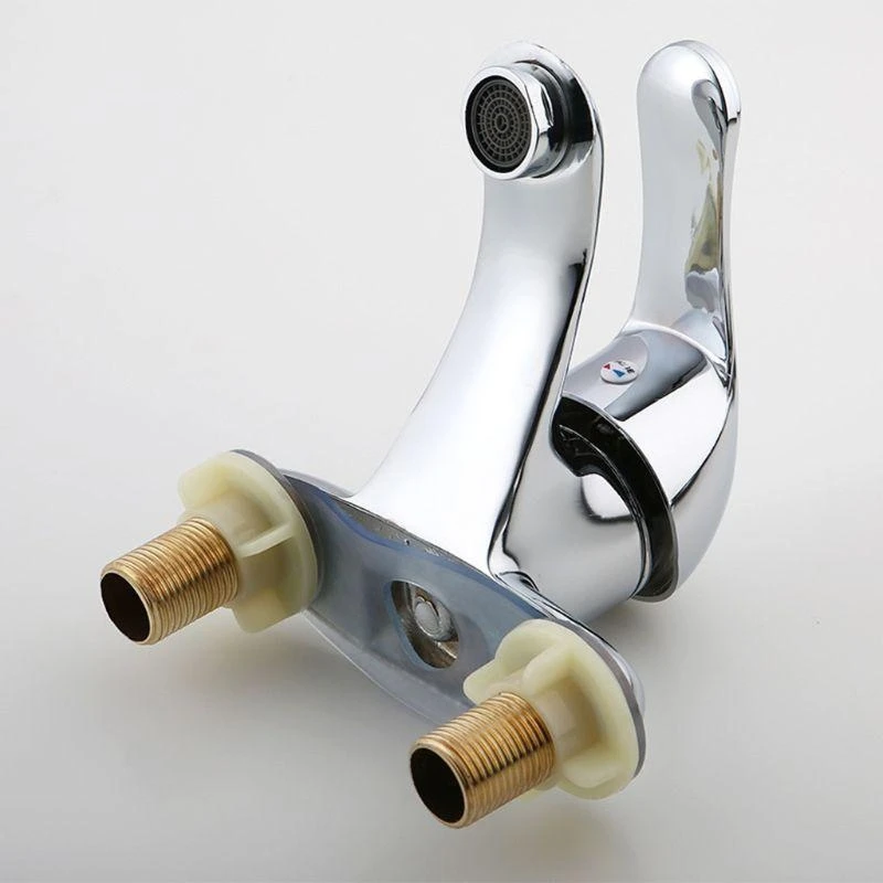  Double Hole Basin Faucets Cold/Hot Mixer Basin Tap Waterfall Modern Tap Durable