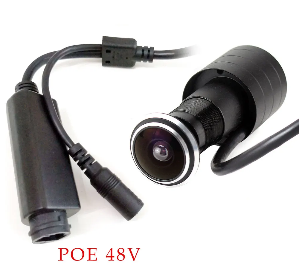 SUFCO ONVIF 2K 4MP réseau filaire porte oeil IP POE caméra 170 degrés Fisheye vidéo-oeil large sécurité à domicile Surveillance porte caméra