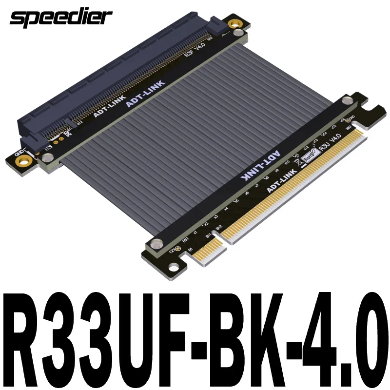 Riser PCIe 3.0 X16 Riser Cable Compatible RTX 3090 RX6900xt+NVIDIA GPUs And AMD 6000 Series GPU Extender Gen3 For ATX Case