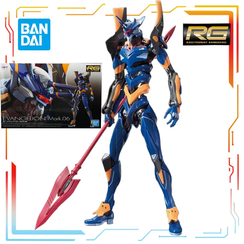 Marke Neue Spot Waren BANDAI Original RG Serie EVA Mark.06 Anime Action Montage Modell Spielzeug Sammeln Modell Geschenke für Jungen 6