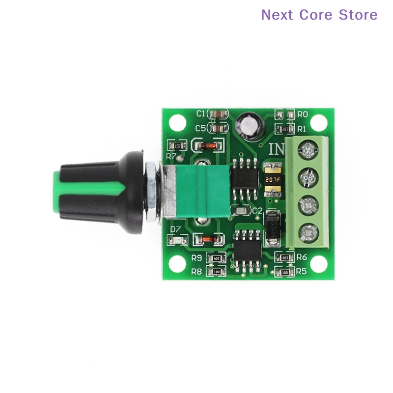 [NC]Mini 1803BK DC Motor Speed Regulator Controller Module 1.8V-15V Adjustable Governor Switch For Light Brightness Controlling