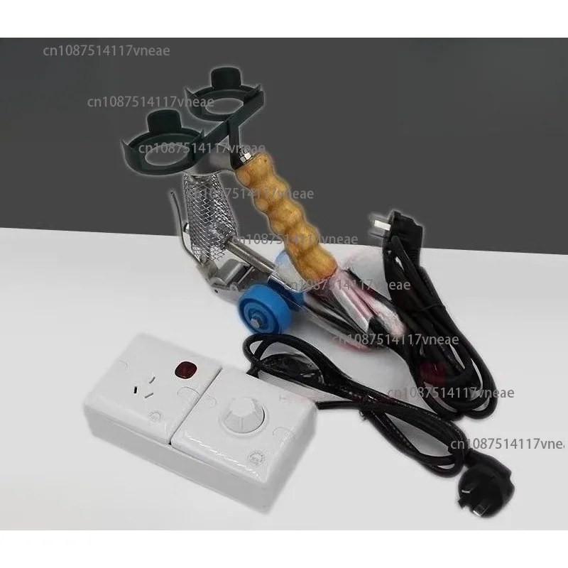 Macchina per impiallacciatura manuale portatile per la lavorazione del legno Linea di giunzione per impiallacciatura Macchina per impiallacciatura industriale a doppia testa a doppia filo