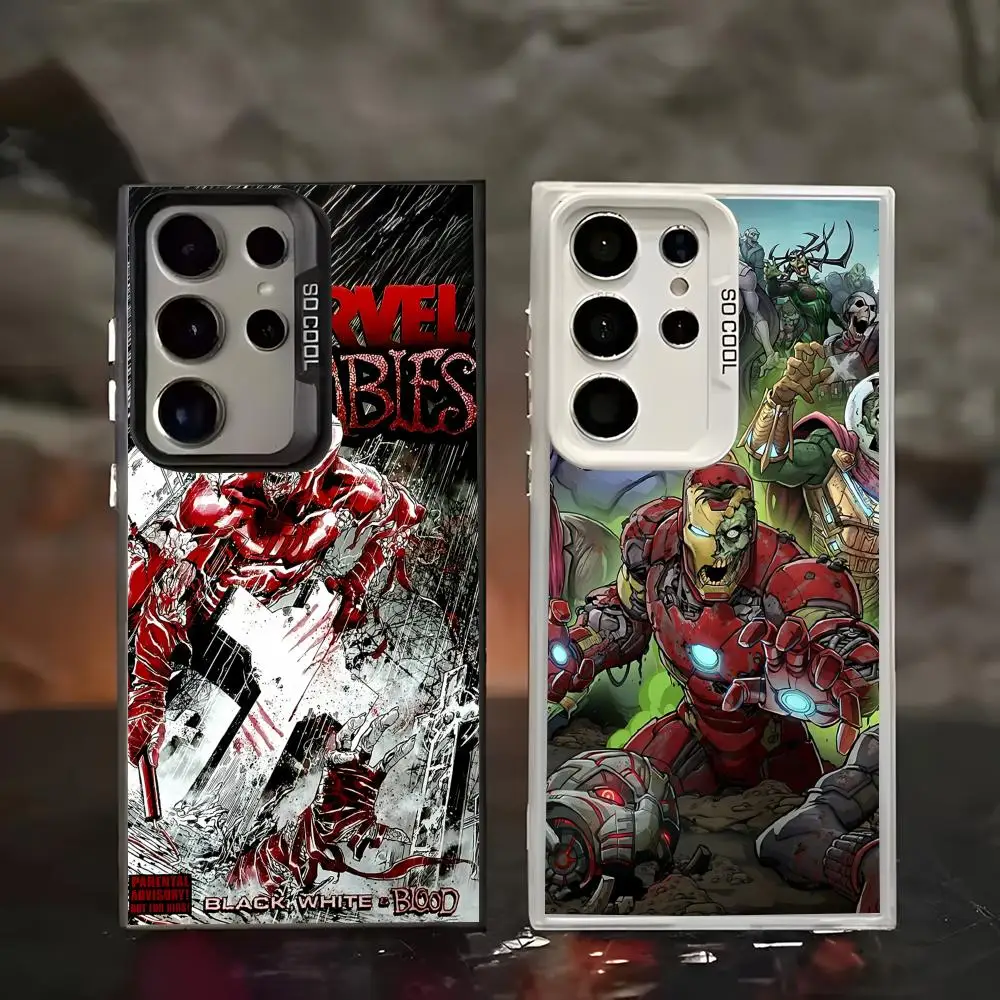 Marvel Zombies comic Phone Case IMD Colorful Silver Suitable case For SamsungS26 S25 S24 S23 S22 S21 S20 Plus Ultra