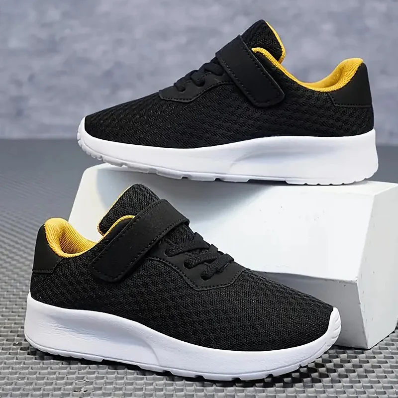 

Children Boys Sneakers Soft-soled Lightweight Breathable Non-slip Sports Running Walking For Girls Tennis Mesh Shoes