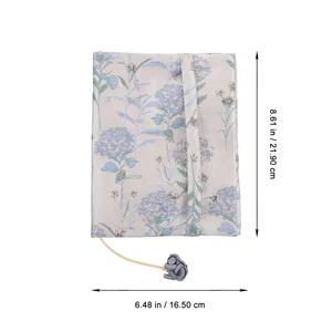 Schutzbuchcover, waschbarer Taschencover, dekorative Bücher, Blumenstoff, weiches Tuch, Reißverschluss, Reiseärmel 12 Hauptverkaufsbuch Cover in Fabric - №5