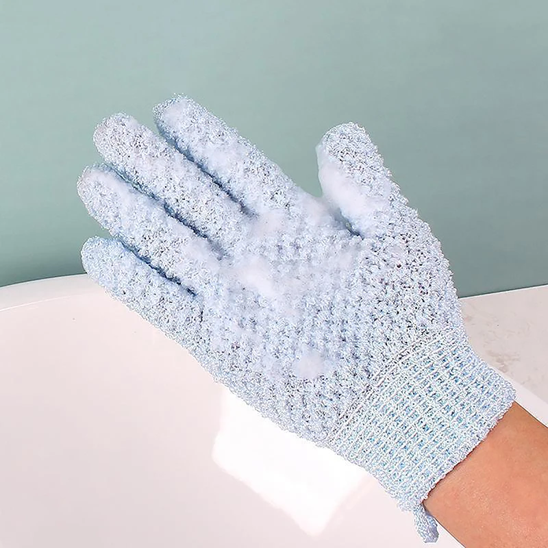 Gants de bain élastiques à cinq doigts pour enfants, serviette de douche domestique, gIslande, lavage du corps, fournitures pour la maison, essuyer le dos, livres de bain