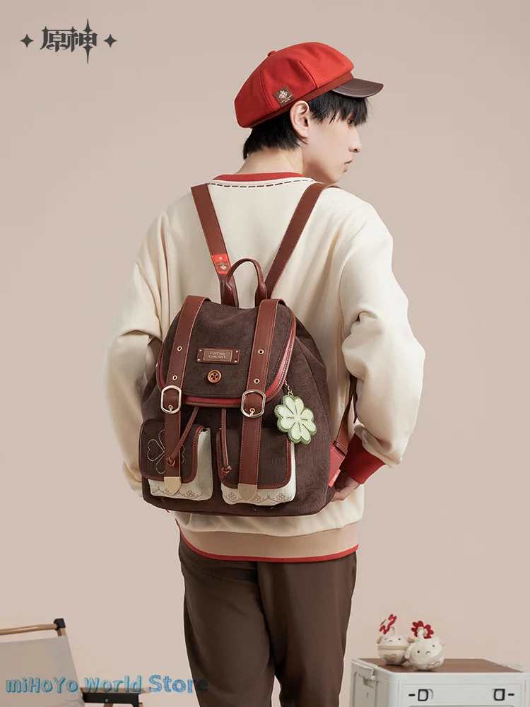 Klee Bag MiHoYo Official Genuine Genshin Impact Klee Theme Impression Series Backpack Accessories Cosplay Klee Birthday Gifts