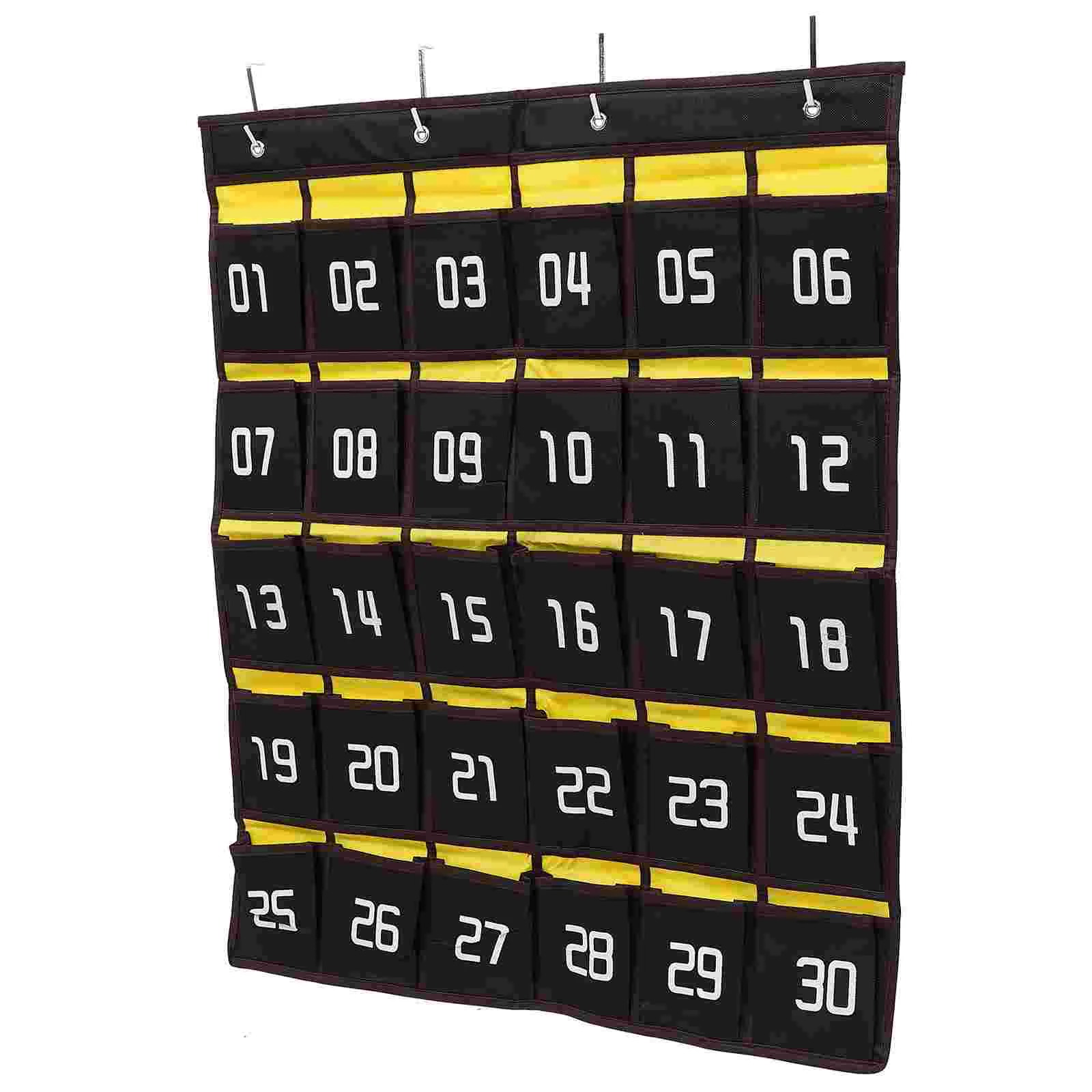 Door Phone Storage Bag Numbered for Holder Pouch Cell Convenient Calculator Sundries Closet Hanging