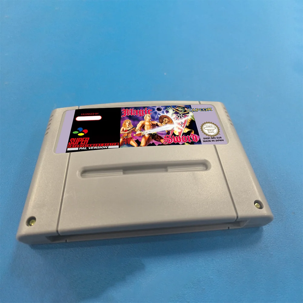 Magic Sword  Action  Classic Retro Game Card Cartridge for Super Nintendo SNES Console USA NTSC Version