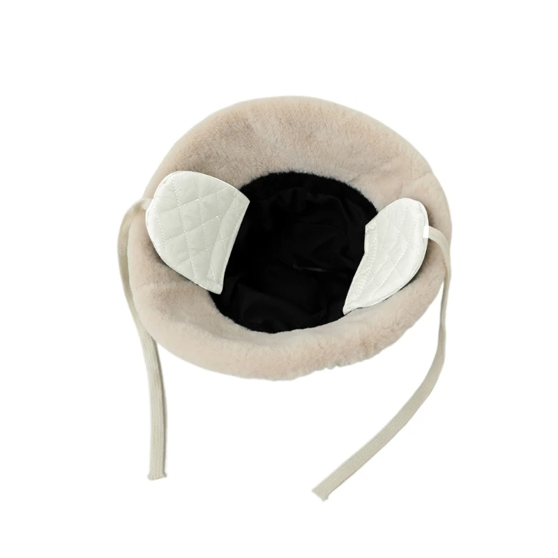 Topi Penutup Telinga Perjalanan Topi Penjaga Hangat Luar Ruangan Topi Nelayan Musim Dingin untuk Bayi
