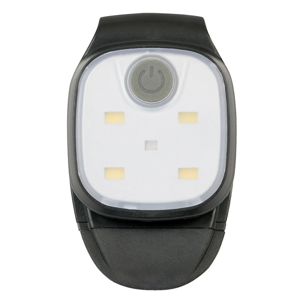 

Светодиодный фонарь с зажимом, 4 режима освещения, светодиодный фонарик с зажимом, предупреждение о безопасности для бега, ночных прогулок, рыбалки, пешего туризма, перезаряжаемый через USB