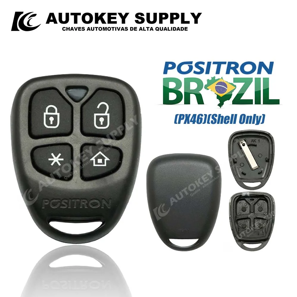 Sistema de Alarme com Chave Remota Autokeysupply AKBPCP168AT AKBPCP123AT, PX46 - Programação Dupla (293/300) Para Brasil Positron Flex