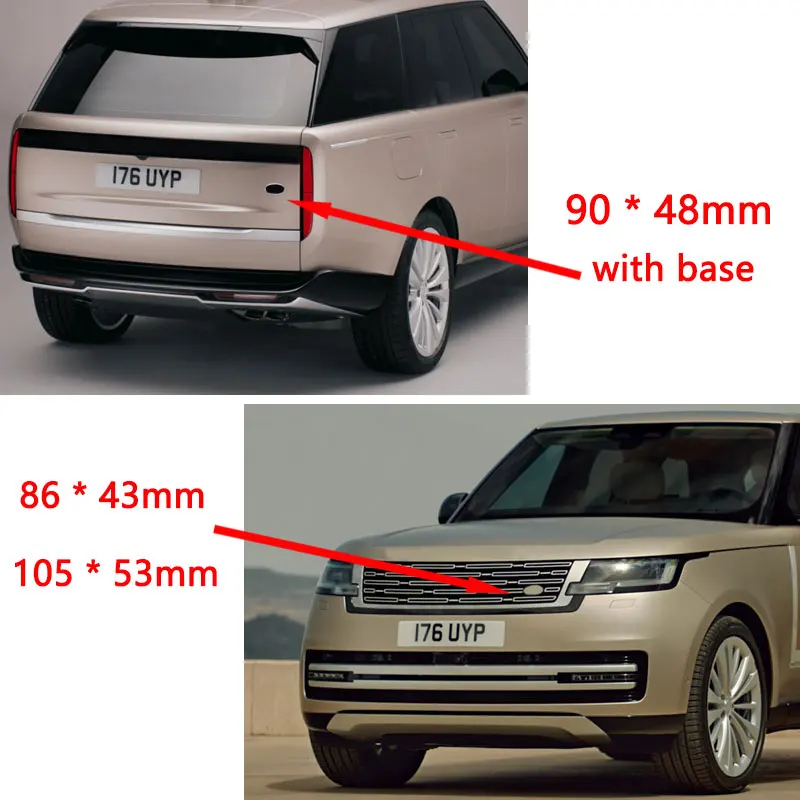 Land Rover embelm car stickers for Land Rover VELAR Range Rover Discovery DEFENDER modification front grille rear trunk logo